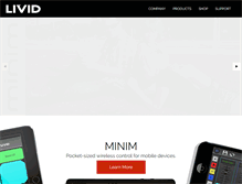 Tablet Screenshot of lividinstruments.com